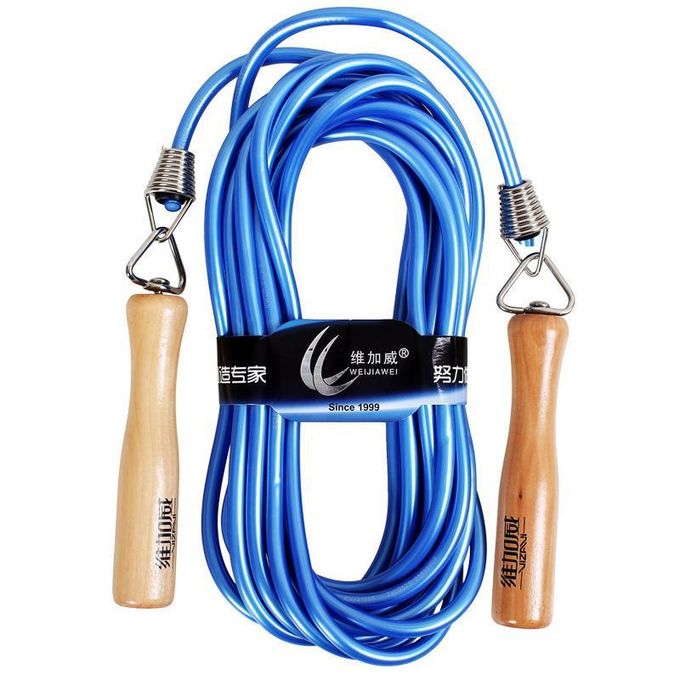 Corde à Sauter Professionnelle – Poignées en Bois – Câble Haute Vitesse