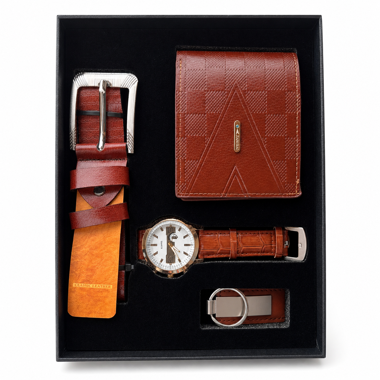 Coffret Homme Marron – Style Sophistiqué