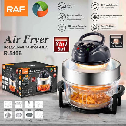 RAF Station de Cuisson 8-en-1 R.5406 - Rôtissoire & Vapeur - Capacité Extensible