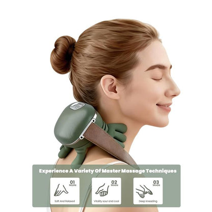 Appareil de Massage Épaules & Cou - Fonction Chauffante - Rechargeable USB