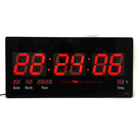 Horloge Numérique Moderne et Colorée