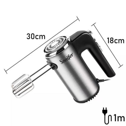 Sonifer Batteur Professionnel SF-7021 - 300W - Idéal Pâtisserie & Crèmes