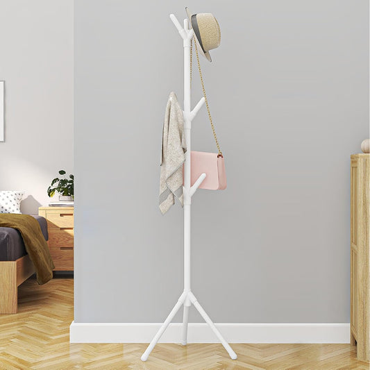 Porte-Manteau sur Pied Design Arbre AY-2040 - Portant à Vêtements en Tubes d'Acier Épais