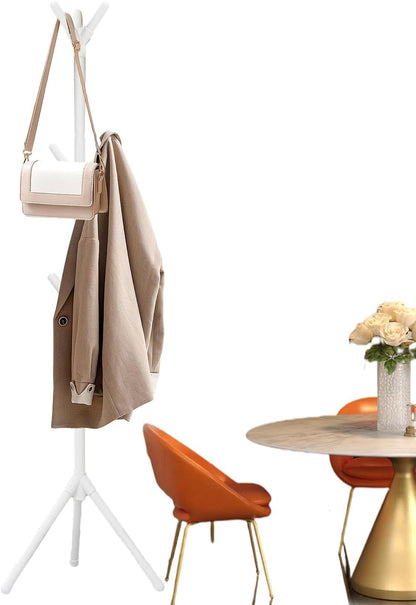 Porte-Manteau sur Pied Design Arbre AY-2040 - Portant à Vêtements en Tubes d'Acier Épais