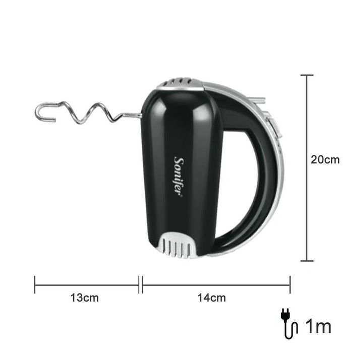 Sonifer Batteur à Œufs & Pâte SF-7015 - Design Ergonomique - Bouton Éjection