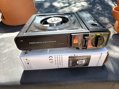 Réchaud à gaz butane portable + une Bonbonne