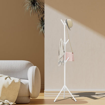 Porte-Manteau sur Pied Design Arbre AY-2040 - Portant à Vêtements en Tubes d'Acier Épais