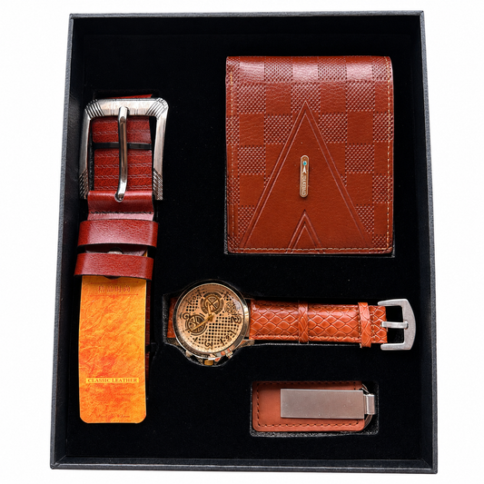 Coffret Homme Marron – Style Sophistiqué