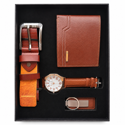 Coffret Homme Marron – Style Sophistiqué