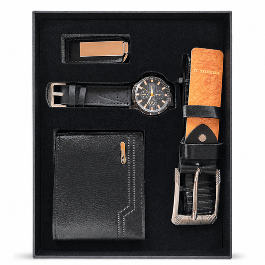 Coffret Homme Noir – Élégance Intemporelle