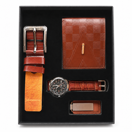 Coffret Homme Marron – Style Sophistiqué