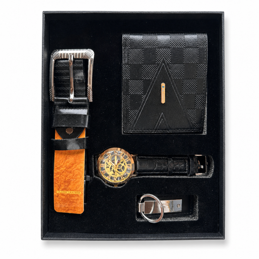 Coffret Homme Noir – Élégance Intemporelle