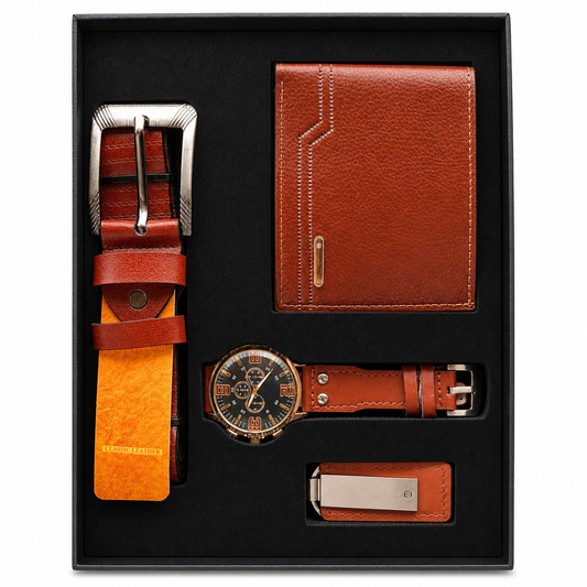 Coffret Homme Marron – Style Sophistiqué