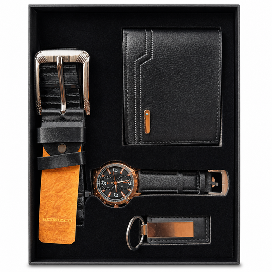 Coffret Homme Noir – Élégance Intemporelle