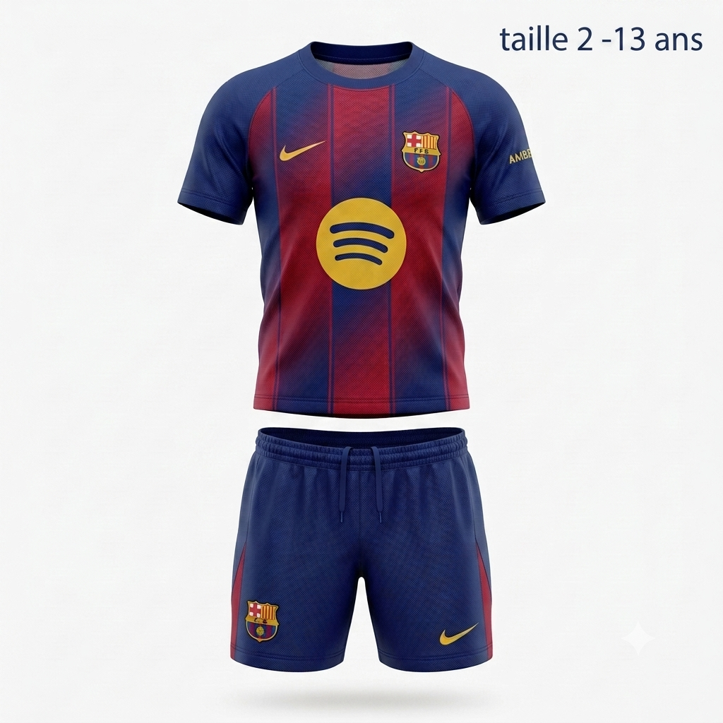 Ensemble Maillot FC Barcelone Enfant (2-13 ans) - Blaugrana