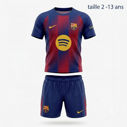 Ensemble Maillot FC Barcelone Enfant (2-13 ans) - Blaugrana