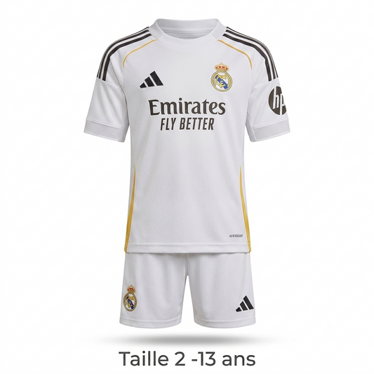Ensemble Maillot Real Madrid Enfant (2-13 ans) - Domicile