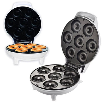 Machine à Donuts Électrique F-606 - Appareil à Mini Donuts et Beignets 7 Pièces