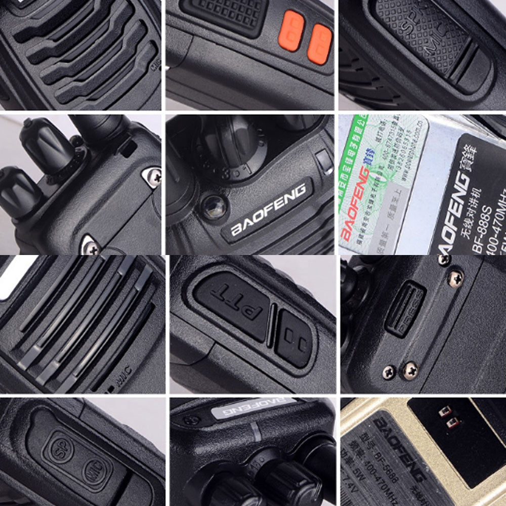 Talkie-Walkie  BF-888S  – Radio Bidirectionnelle Haute Performance pour Sécurité, Chantier et Événementiel