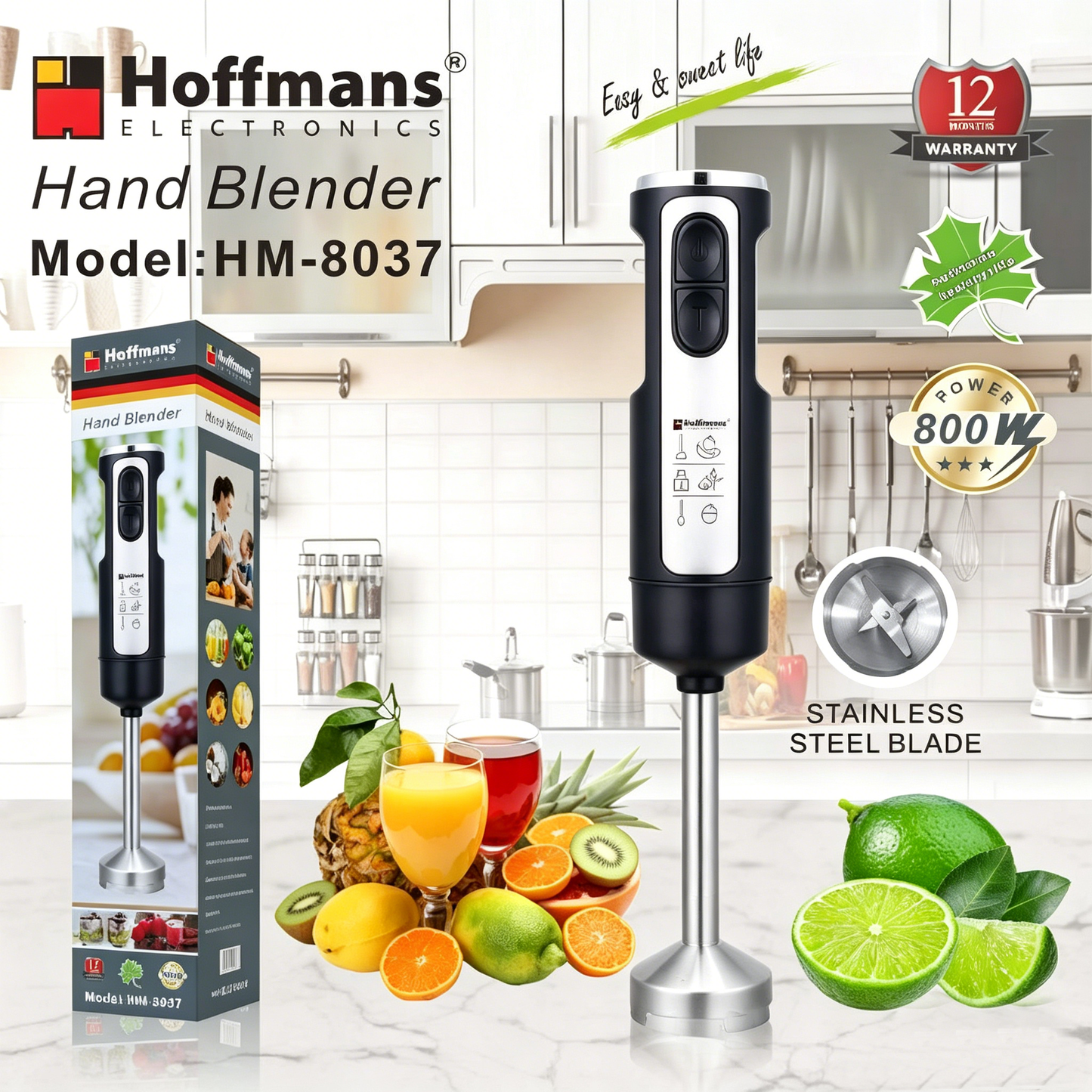 Mixeur Plongeant Professionnel HM-8037