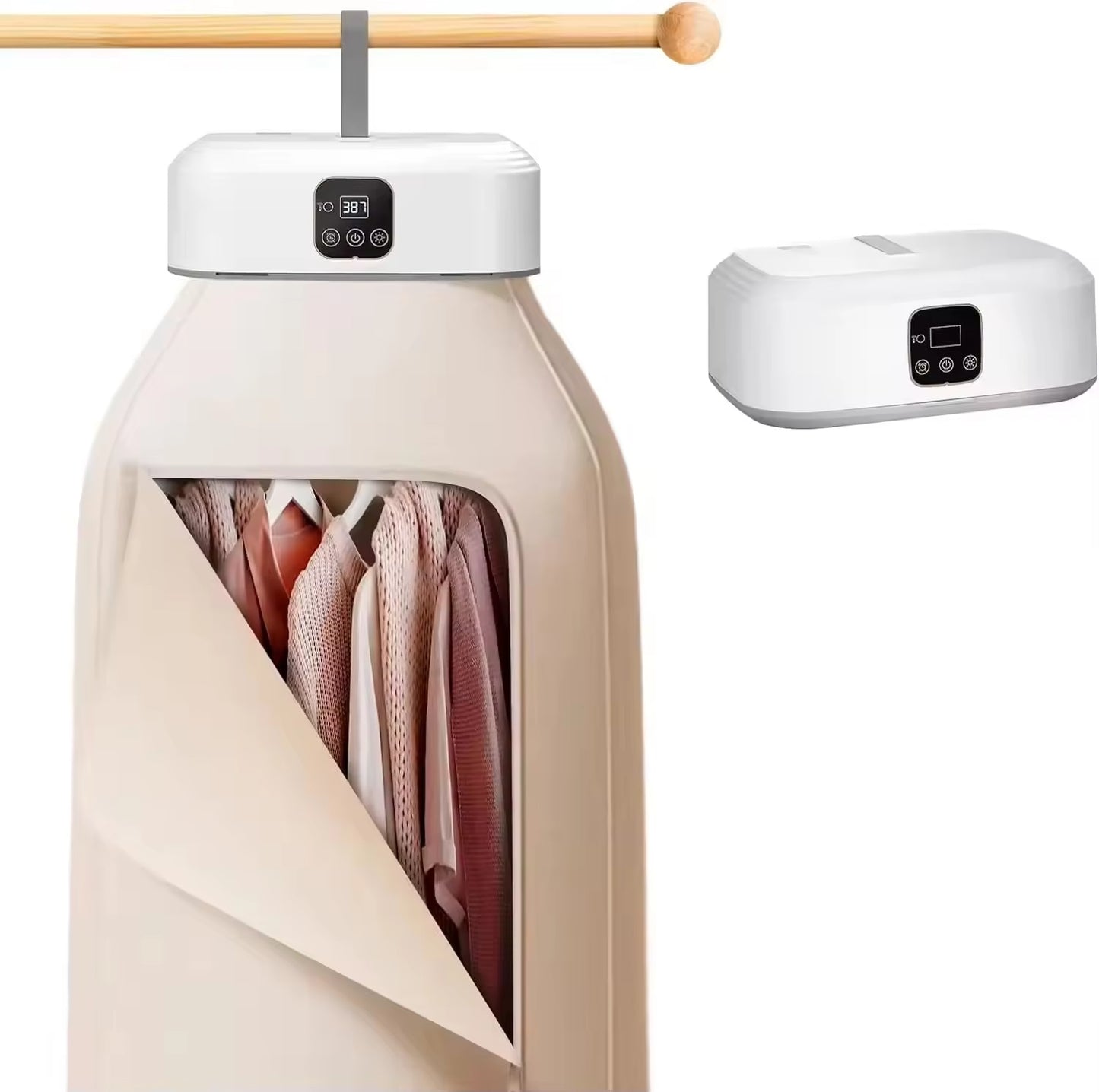 Sèche-Linge Électrique Portable - Mini Séchoir à Vêtements Pliable et Compact